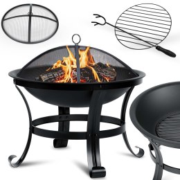 PALENISKO OGRODOWE STALOWE – NOWOCZESNY DESIGN 60 cm Berdsen