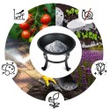 PALENISKO OGRODOWE STALOWE – NOWOCZESNY DESIGN 60 cm Berdsen