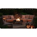 PALENISKO OGRODOWE STALOWE 80 CM – NOWOCZESNY DESIGN Berdsen
