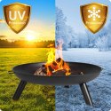 PALENISKO OGRODOWE STALOWE 80 CM – NOWOCZESNY DESIGN Berdsen