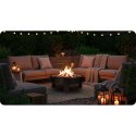 PALENISKO OGRODOWE STALOWE 80 CM – NOWOCZESNY DESIGN Berdsen