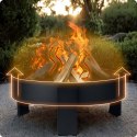 PALENISKO OGRODOWE STALOWE 80 CM – NOWOCZESNY DESIGN Berdsen