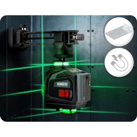 Laser krzyżowy w walizce + statyw Humberg Laser krzyżowy w walizce + statyw Humberg