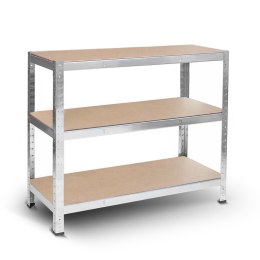 REGAŁ METALOWY – SOLIDNY, WYTRZYMAŁY, DO PIWNICY, BIURA, WARSZTATU 205 x 120 x 45 Humberg
