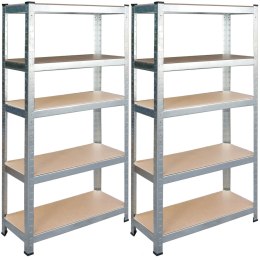 REGAŁ UNIWERSALNY DO PIWNICY, BIURA, WARSZTATU ZESTAW 2 szt 180 x 90 x 40 cm Humberg HR-812
