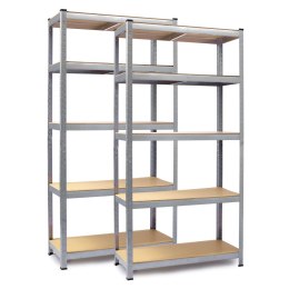 REGAŁ UNIWERSALNY DO PIWNICY, BIURA, WARSZTATU ZESTAW 2 szt 180 x 90 x 40 cm Humberg HR-812