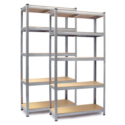 REGAŁ UNIWERSALNY DO PIWNICY, BIURA, WARSZTATU ZESTAW 2 szt 180 x 90 x 40 cm Humberg HR-812 REGAŁ UNIWERSALNY DO PIWNICY, BIURA, WARSZTATU ZESTAW 2 szt 180 x 90 x 40 cm Humberg HR-812