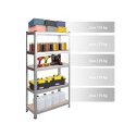REGAŁ UNIWERSALNY DO PIWNICY, BIURA, WARSZTATU ZESTAW 2 szt 180 x 90 x 40 cm Humberg HR-812