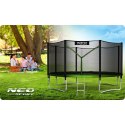 TrampolTRAMPOLINA OGRODOWA NEO-SPORT 12FT 374CM + SIATKA ZEWNĘTRZNA + DRABINKA