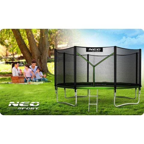 TrampolTRAMPOLINA OGRODOWA NEO-SPORT 12FT 374CM + SIATKA ZEWNĘTRZNA + DRABINKA TrampolTRAMPOLINA OGRODOWA NEO-SPORT 12FT 374CM + SIATKA ZEWNĘTRZNA + DRABINKA