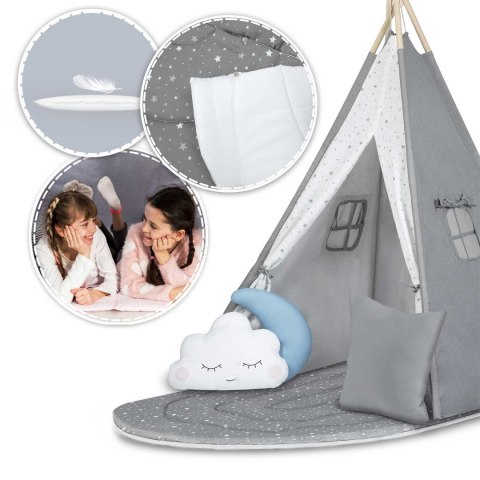 Namiot tipi dla dzieci NK-406 Nukido - szary Namiot tipi dla dzieci NK-406 Nukido - szary