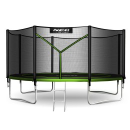 TRAMPOLINA OGRODOWA NEO-SPORT 14FT 435CM + SIATKA ZEWNĘTRZNA + DRABINKA