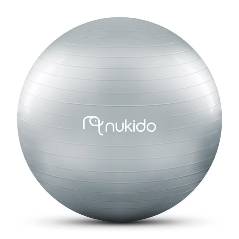 Piłka ciążowa do aerobiku 65 cm NS-951 szara Piłka ciążowa do aerobiku 65 cm NS-951 szara