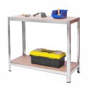 REGAŁ METALOWY – SOLIDNY, WYTRZYMAŁY, DO PIWNICY, BIURA, WARSZTATU 150 x 75 x 30 Plonos