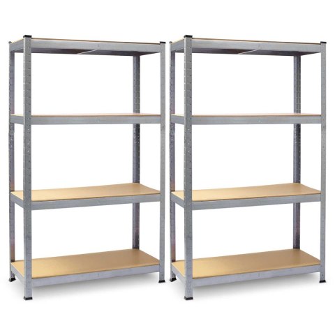 REGAŁ UNIWERSALNY DO PIWNICY, BIURA, WARSZTATU ZESTAW 2 szt 150 x 75 x 30 cm Plonos REGAŁ UNIWERSALNY DO PIWNICY, BIURA, WARSZTATU ZESTAW 2 szt 150 x 75 x 30 cm Plonos