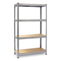 REGAŁ UNIWERSALNY DO PIWNICY, BIURA, WARSZTATU ZESTAW 2 szt 150 x 75 x 30 cm Plonos