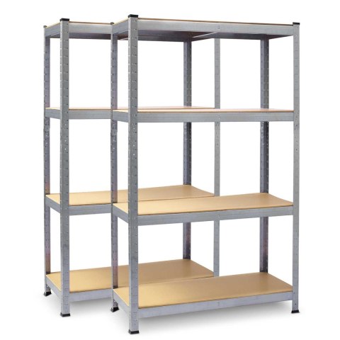 REGAŁ UNIWERSALNY DO PIWNICY, BIURA, WARSZTATU ZESTAW 2 szt 150 x 75 x 30 cm Plonos REGAŁ UNIWERSALNY DO PIWNICY, BIURA, WARSZTATU ZESTAW 2 szt 150 x 75 x 30 cm Plonos
