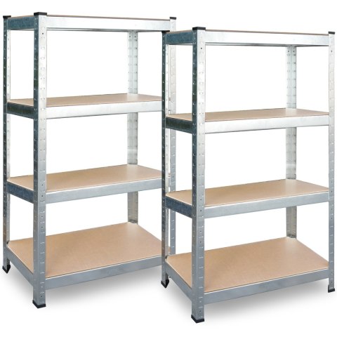 REGAŁ UNIWERSALNY DO PIWNICY, BIURA, WARSZTATU ZESTAW 2 SZT 180 x 90 x 40 cm Plonos PL-702 REGAŁ UNIWERSALNY DO PIWNICY, BIURA, WARSZTATU ZESTAW 2 SZT 180 x 90 x 40 cm Plonos PL-702