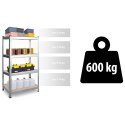 REGAŁ UNIWERSALNY DO PIWNICY, BIURA, WARSZTATU ZESTAW 2 SZT 180 x 90 x 40 cm Plonos PL-702