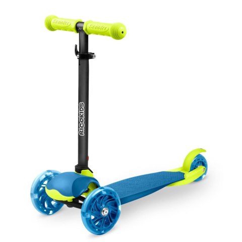 Hulajnoga trójkołowa Ricokids Loco - niebiesko-zielona Hulajnoga trójkołowa Ricokids Loco - niebiesko-zielona
