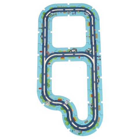 Tor samochodowy puzzle policja auto pojazd samochód znaki drogowe ulica miasto 47 elementów Tor samochodowy puzzle policja auto pojazd samochód znaki drogowe ulica miasto 47 elementów