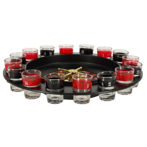 Imprezowa ruletka alkoholowa gra zestaw + kieliszki 16 szt. Imprezowa ruletka alkoholowa gra zestaw + kieliszki 16 szt.