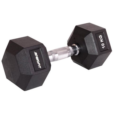 HANTLA GUMOWA HEX 10 KG ENERO FIT HANTLA GUMOWA HEX 10 KG ENERO FIT
