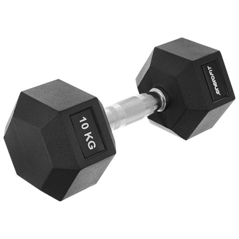 HANTLA GUMOWA HEX 10 KG ENERO FIT HANTLA GUMOWA HEX 10 KG ENERO FIT
