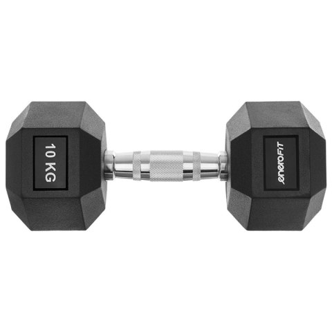 HANTLA GUMOWA HEX 10 KG ENERO FIT HANTLA GUMOWA HEX 10 KG ENERO FIT