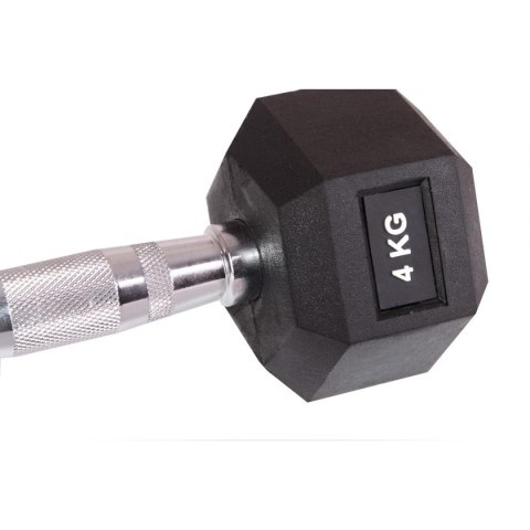 HANTLA GUMOWA HEX 4 KG ENERO FIT HANTLA GUMOWA HEX 4 KG ENERO FIT