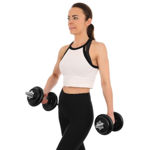 HANTLA ŻELIWNA 19 KG ( 2x9.5 KG ) WALIZKA ENERO FIT HANTLA ŻELIWNA 19 KG ( 2x9.5 KG ) WALIZKA ENERO FIT