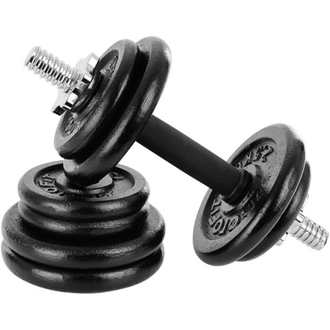 HANTLA ŻELIWNA 19 KG ( 2x9.5 KG ) WALIZKA ENERO FIT HANTLA ŻELIWNA 19 KG ( 2x9.5 KG ) WALIZKA ENERO FIT