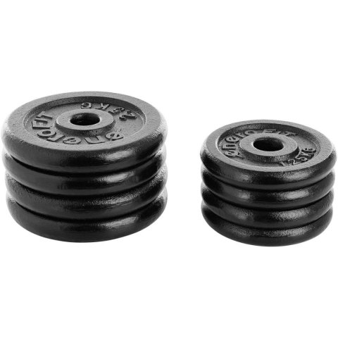 HANTLA ŻELIWNA 19 KG ( 2x9.5 KG ) WALIZKA ENERO FIT HANTLA ŻELIWNA 19 KG ( 2x9.5 KG ) WALIZKA ENERO FIT