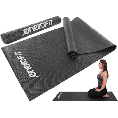 MATA DO JOGI ANTYPOŚLIZGOWA 173X61X0,3CM CZARNA ENERO FIT MATA DO JOGI ANTYPOŚLIZGOWA 173X61X0,3CM CZARNA ENERO FIT