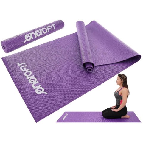 MATA DO JOGI ANTYPOŚLIZGOWA 173X61X0,3CM FIOLETOWA ENERO FIT MATA DO JOGI ANTYPOŚLIZGOWA 173X61X0,3CM FIOLETOWA ENERO FIT