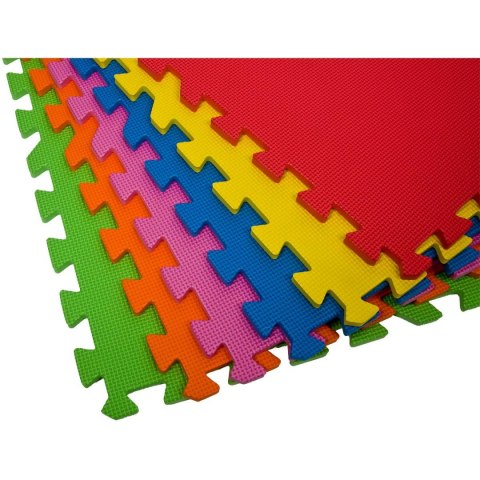 MATA PUZZLE PIANKOWE EVA 60X60 KPL. 6SZT 10MM ENERO MIX KOLOR MATA PUZZLE PIANKOWE EVA 60X60 KPL. 6SZT 10MM ENERO MIX KOLOR