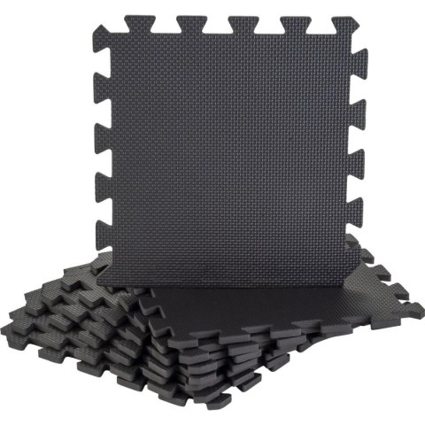MATA PUZZLE POD SPRZĘT FITNESS 8SZT 30x30x0,9CM CZARNA PURE 2 IMPROVE MATA PUZZLE POD SPRZĘT FITNESS 8SZT 30x30x0,9CM CZARNA PURE 2 IMPROVE