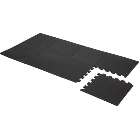 MATA PUZZLE POD SPRZĘT FITNESS 8SZT 30x30x0,9CM CZARNA PURE 2 IMPROVE MATA PUZZLE POD SPRZĘT FITNESS 8SZT 30x30x0,9CM CZARNA PURE 2 IMPROVE