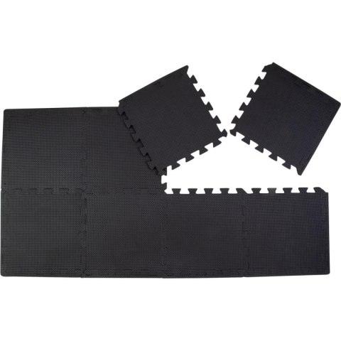 MATA PUZZLE POD SPRZĘT FITNESS 8SZT 30x30x0,9CM CZARNA PURE 2 IMPROVE MATA PUZZLE POD SPRZĘT FITNESS 8SZT 30x30x0,9CM CZARNA PURE 2 IMPROVE