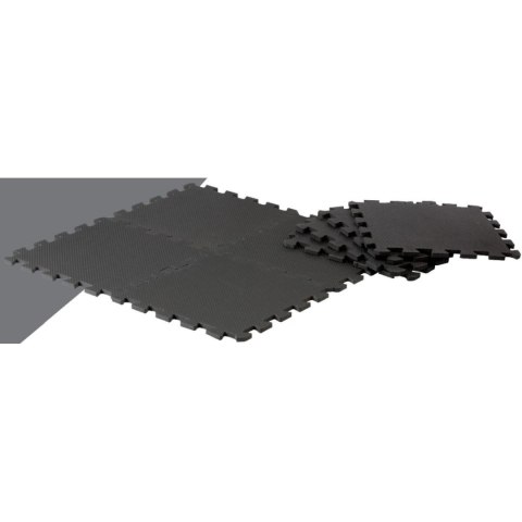 MATA PUZZLE POD SPRZĘT FITNESS 8SZT 30x30x0,9CM CZARNA PURE 2 IMPROVE MATA PUZZLE POD SPRZĘT FITNESS 8SZT 30x30x0,9CM CZARNA PURE 2 IMPROVE