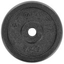 OBCIĄŻENIE ŻELIWNE CZARNE 5 KG ENERO FIT fi26,5