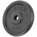 OBCIĄŻENIE ŻELIWNE CZARNE 5 KG ENERO FIT fi26,5