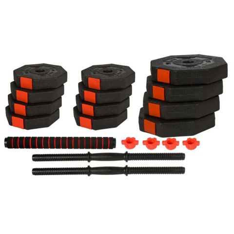 REGULOWANE HANTLE TRENINGOWE 2x10KG Z FUNKCJĄ SZTANGI ENERO FIT REGULOWANE HANTLE TRENINGOWE 2x10KG Z FUNKCJĄ SZTANGI ENERO FIT