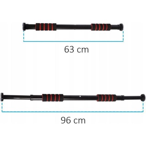DRĄŻEK ROZPOROWY REGULACJĄ 63-96CM XQMAX CZARNY DRĄŻEK ROZPOROWY REGULACJĄ 63-96CM XQMAX CZARNY
