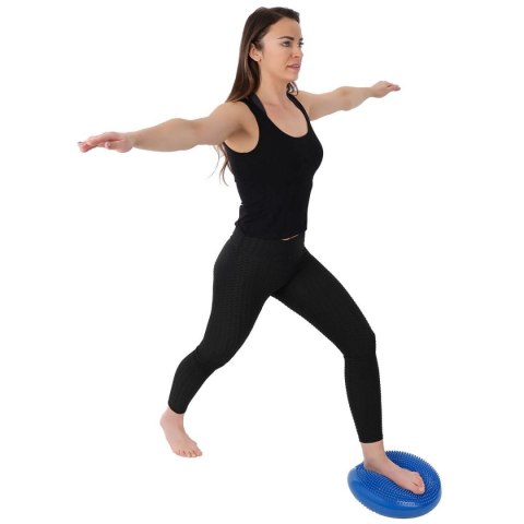 DYSK PODUSZKA SENSOMOTORYCZNA Z POMPKĄ 33CM CZARNY ENERO FIT DYSK PODUSZKA SENSOMOTORYCZNA Z POMPKĄ 33CM CZARNY ENERO FIT