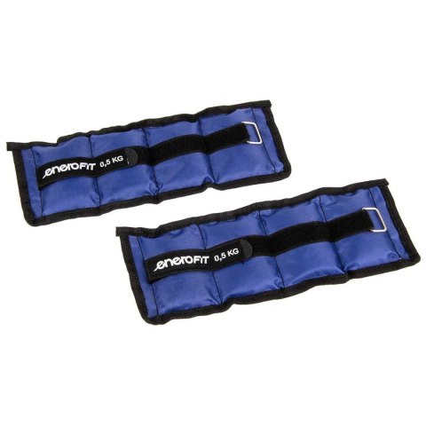 OBCIĄŻENIE NA PRZEGUBY NIEBIESKIE 1KG (2x0,5KG) ENERO FIT OBCIĄŻENIE NA PRZEGUBY NIEBIESKIE 1KG (2x0,5KG) ENERO FIT