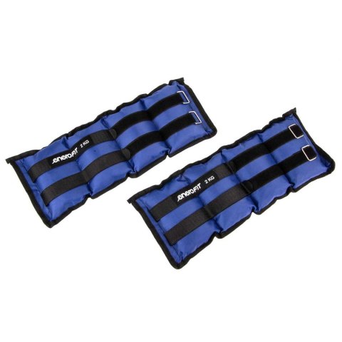 OBCIĄŻENIE NA PRZEGUBY NIEBIESKIE 4KG (2x2KG) ENERO FIT OBCIĄŻENIE NA PRZEGUBY NIEBIESKIE 4KG (2x2KG) ENERO FIT
