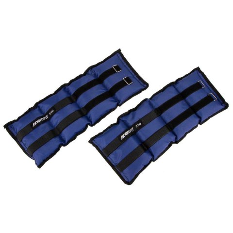 OBCIĄŻENIE NA PRZEGUBY NIEBIESKIE 6KG (2x3KG) ENERO FIT OBCIĄŻENIE NA PRZEGUBY NIEBIESKIE 6KG (2x3KG) ENERO FIT