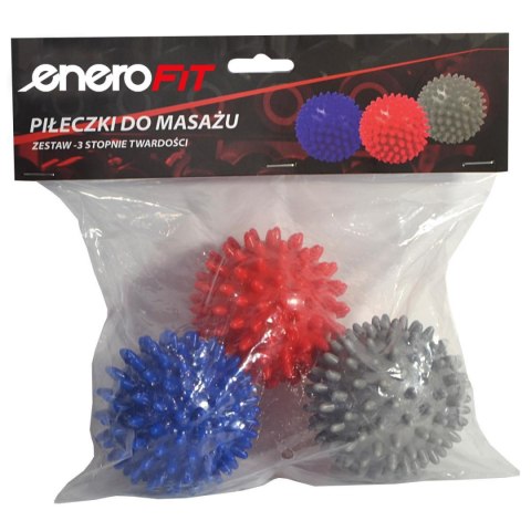 PIŁECZKI JEŻYKI DO MASAŻU 7CM KPL 3SZT ENERO FIT PIŁECZKI JEŻYKI DO MASAŻU 7CM KPL 3SZT ENERO FIT