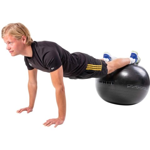 PIŁKA DO ĆWICZEŃ FITNESS 65CM CZARNA PURE 2 IMPROVE PIŁKA DO ĆWICZEŃ FITNESS 65CM CZARNA PURE 2 IMPROVE